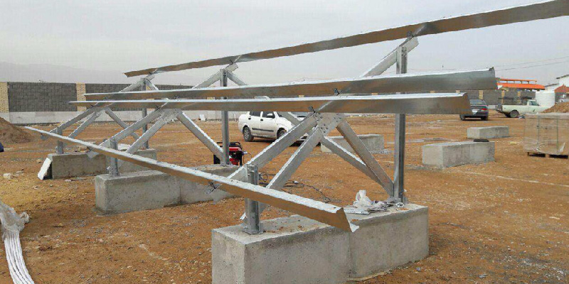 پایه پنل خورشیدی برای سطح شیب دار یا استراکچر سطح شیب دار